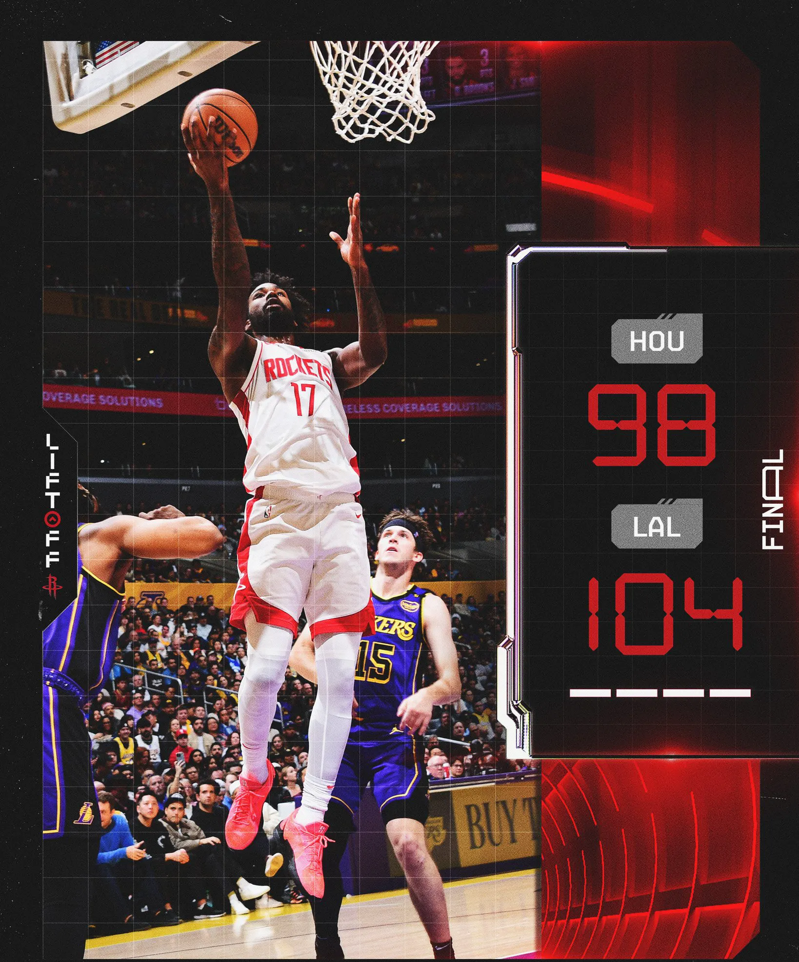 熊猫直播官网-火箭主场淘汰湖人，取得4连胜实现逆袭